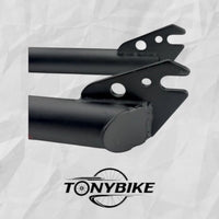 Horquilla rígida Gorila de acero negro mate para bicicleta BMX de TONYBIKESGDL con punteras reforzadas