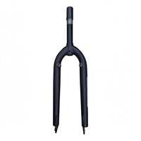Horquilla rígida de acero negro mate para bicicleta BMX de TONYBIKESGDL con soportes de freno integrados