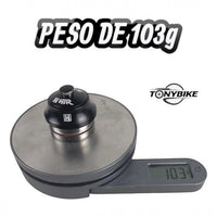 Juego de dirección integrado TONYBIKESGDL color negro de 103 gramos sobre báscula digital