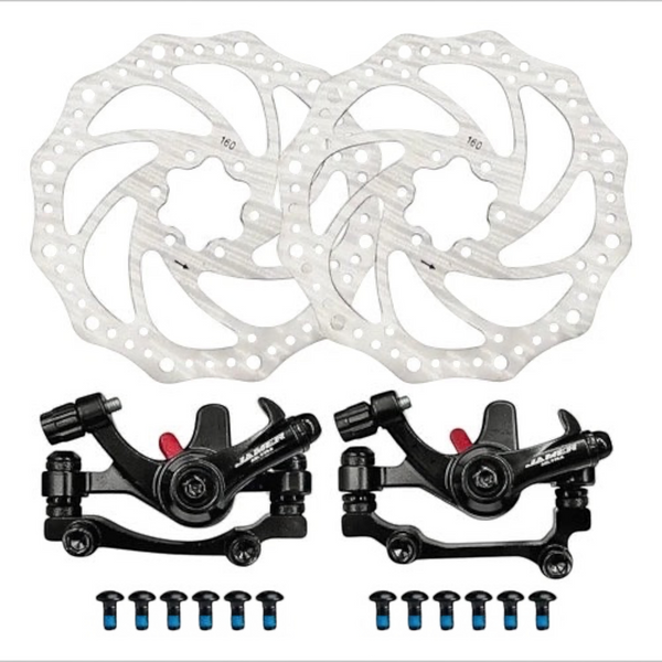 CALIPER PARA FRENO DE DISCO CON ROTOR 160MM Y TORNILLOS JAMER