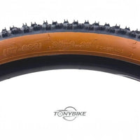 Llanta plegable TONYBIKESGDL Top Rank Tiger Paw 29x2.25 con pared lateral color café para bicicleta de montaña