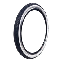 Par de llantas TONYBIKESGDL para bicicleta 26x2.125 con banda de rodadura negra y flancos laterales en color blanco