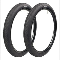 Par de llantas TONYBIKESGDL de 29x2.40 pulgadas en nailon negro, ideales para asfalto y uso urbano.