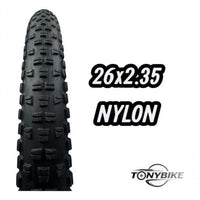 Par de llantas TONYBIKESGDL de 26x2.35 pulgadas para bicicleta de montaña, fabricadas en nailon con tacos de alta tracción.
