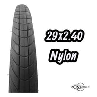 Par de llantas TONYBIKESGDL de nailon 29x2.40 para bicicleta de montaña con banda de rodadura para asfalto