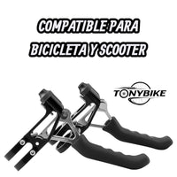 Manetas de freno TONYBIKESGDL negras para bicicleta y scooter con diseño ergonómico y resistente