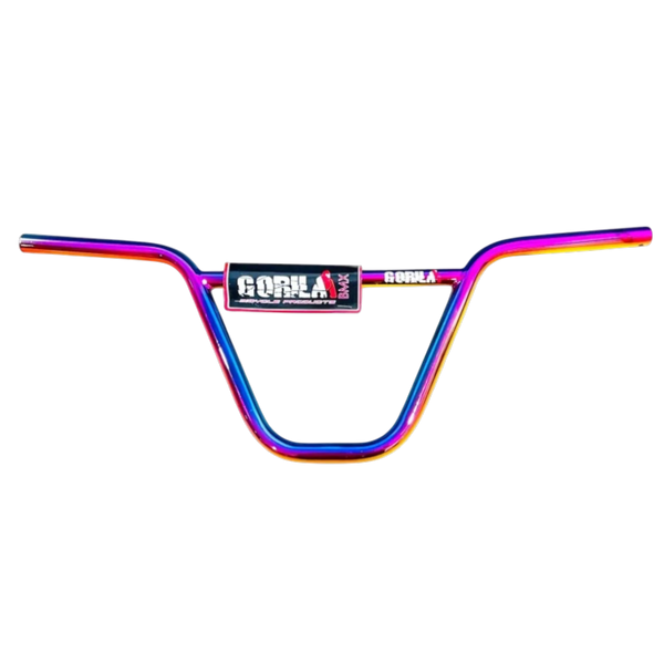 MANUBRIO BMX "TORNASOL" ACERO-HI TEN "GORILA" REFORZADO, 9.5 ALTO