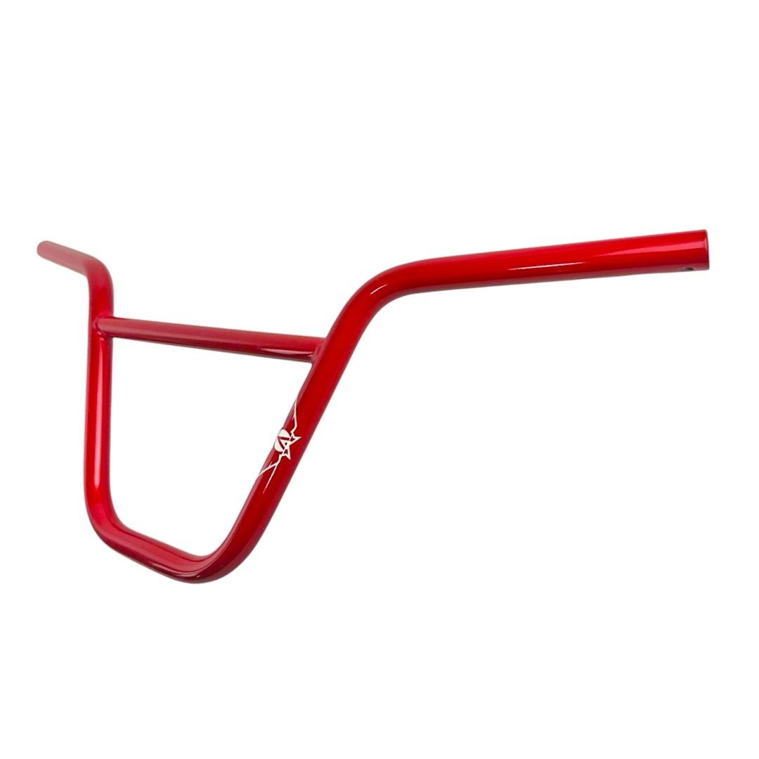 MANUBRIO AEROBMX 9" 2 PIEZAS ACERO ROJO