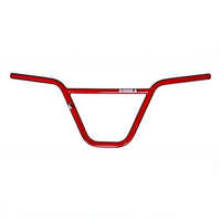 Manillar de BMX TONYBIKESGDL Gorilla en color rojo brillante, diseñado para alto rendimiento y resistencia en freestyle.