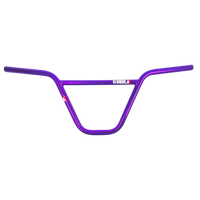 Manubrio Gorilla para bicicleta BMX de TONYBIKESGDL en color morado brillante con barra transversal reforzada
