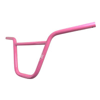 Manubrio para bicicleta estilo BMX TONYBIKESGDL en color rosa brillante, fabricado en metal resistente.
