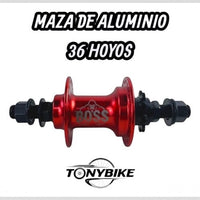 Maza de aluminio roja TONYBIKESGDL de 36 hoyos con piñón de 9 dientes y diseño de gorila para bicicleta