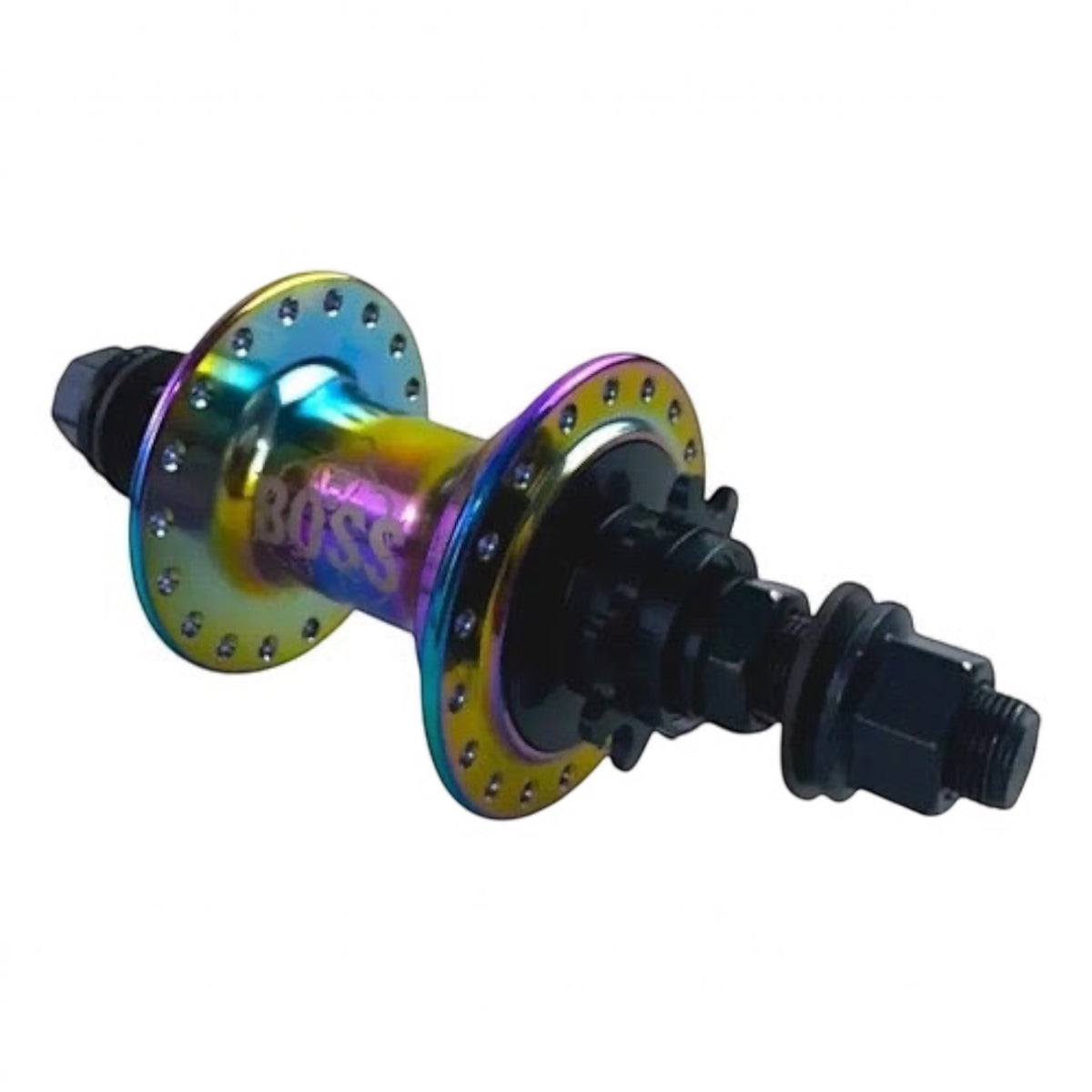 MAZA TRASERA BMX ALUMINIO 36H "GORILA" MODELO BOSS EJE 14MM 9 DIENTES TORNASOL