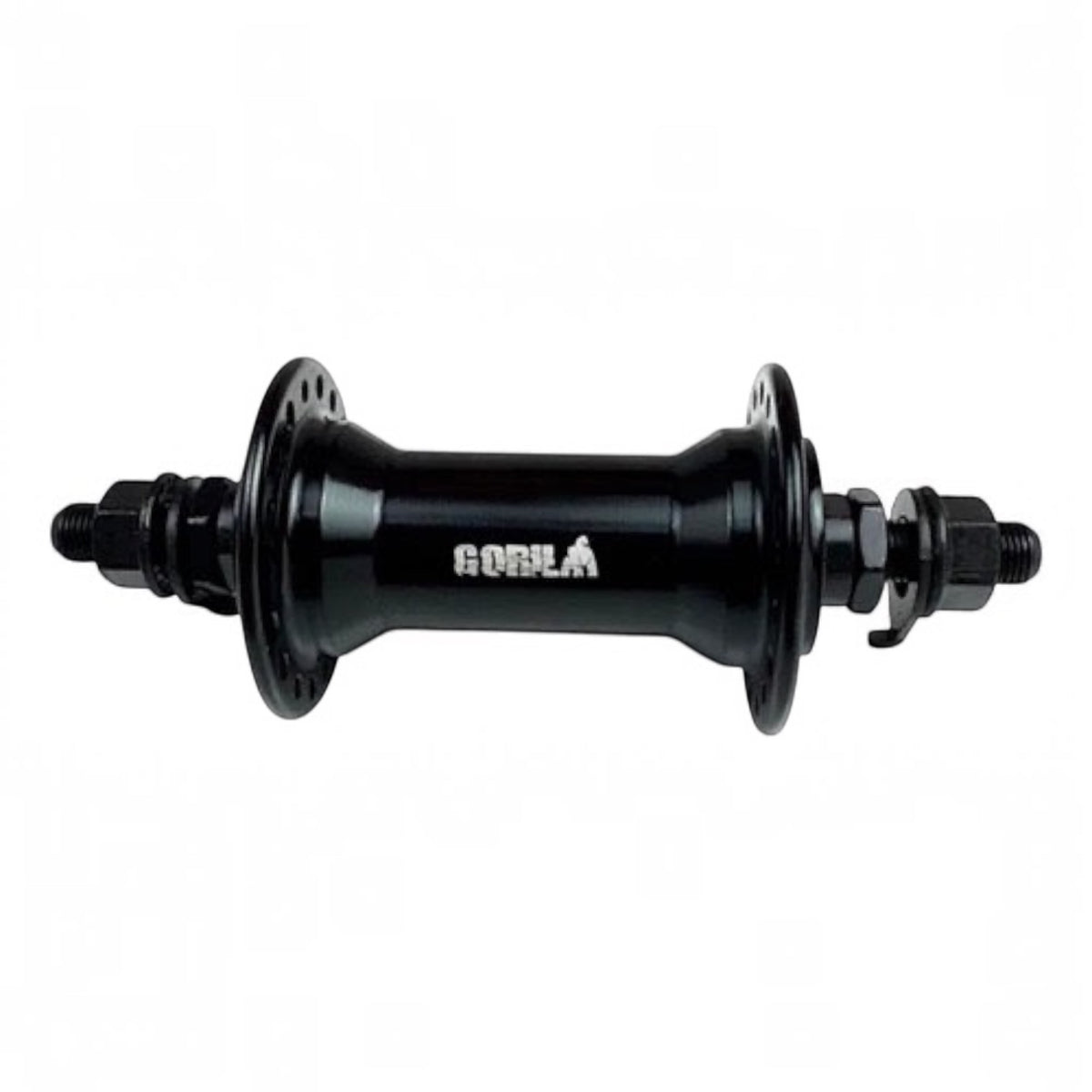 MAZA DELANTERA BMX ALUMINIO "GORILA" EJE 3/8 NEGRA