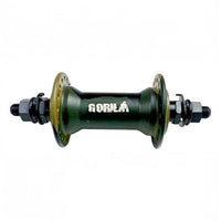 Maza delantera Gorilla de TONYBIKESGDL en aluminio verde militar y negro, 36 agujeros para bicicleta BMX o urbana.