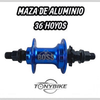Maza trasera de aluminio azul Boss de 36 hoyos para bicicleta, marca TONYBIKESGDL, con piñón de 9 dientes.