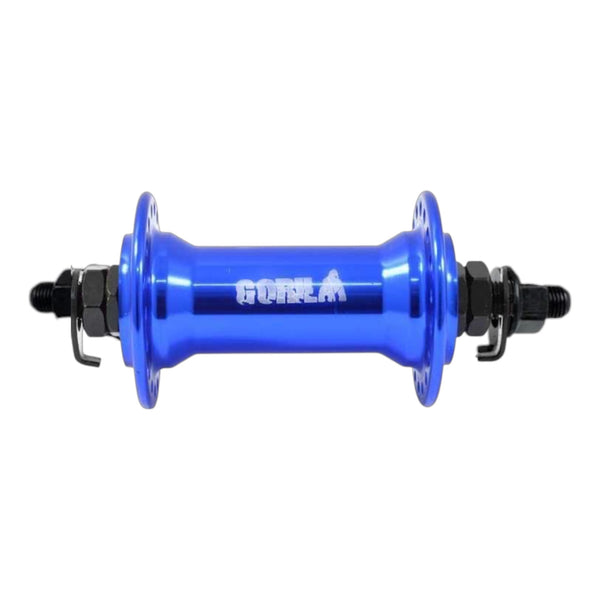 MAZA DELANTERA BMX ALUMINIO "GORILA" EJE 3/8 AZUL