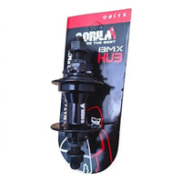 Maza trasera TONYBIKESGDL para bicicleta BMX en color negro mate con diseño de alta resistencia y rodamientos precisos