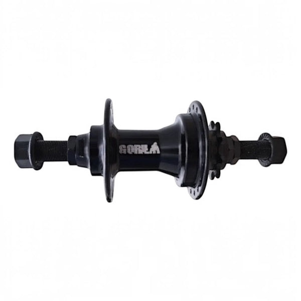 MAZA TRASERA BMX ALUMINIO 36H "GORILA" EJE 14MM 9D NEGRA
