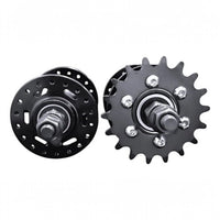Juego de mazas TONYBIKESGDL para bicicleta BMX en metal negro mate con rodamientos sellados de alta precisión