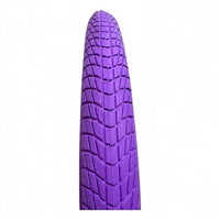 Neumático morado TONYBIKESGDL de 20 pulgadas para bicicleta BMX con banda de rodadura texturizada para mayor agarre