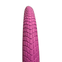 Neumático rosa TONYBIKESGDL de 20 pulgadas para bicicleta urbana y BMX con banda de rodadura de alto agarre