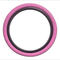 Neumático TONYBIKESGDL de 20 pulgadas en color rosa vibrante para bicicletas urbanas y BMX con banda de rodadura