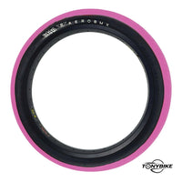 Neumático rosa TONYBIKESGDL para bicicleta BMX rodado 20x2.40 con banda de rodadura de alto rendimiento