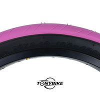 Neumático rosa TONYBIKESGDL para bicicleta BMX rodado 20x2.40 con banda de rodadura de alto rendimiento