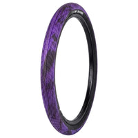 Neumático de bicicleta BMX Top Rank en color morado con patrón de banda de rodadura optimizado de TONYBIKESGDL