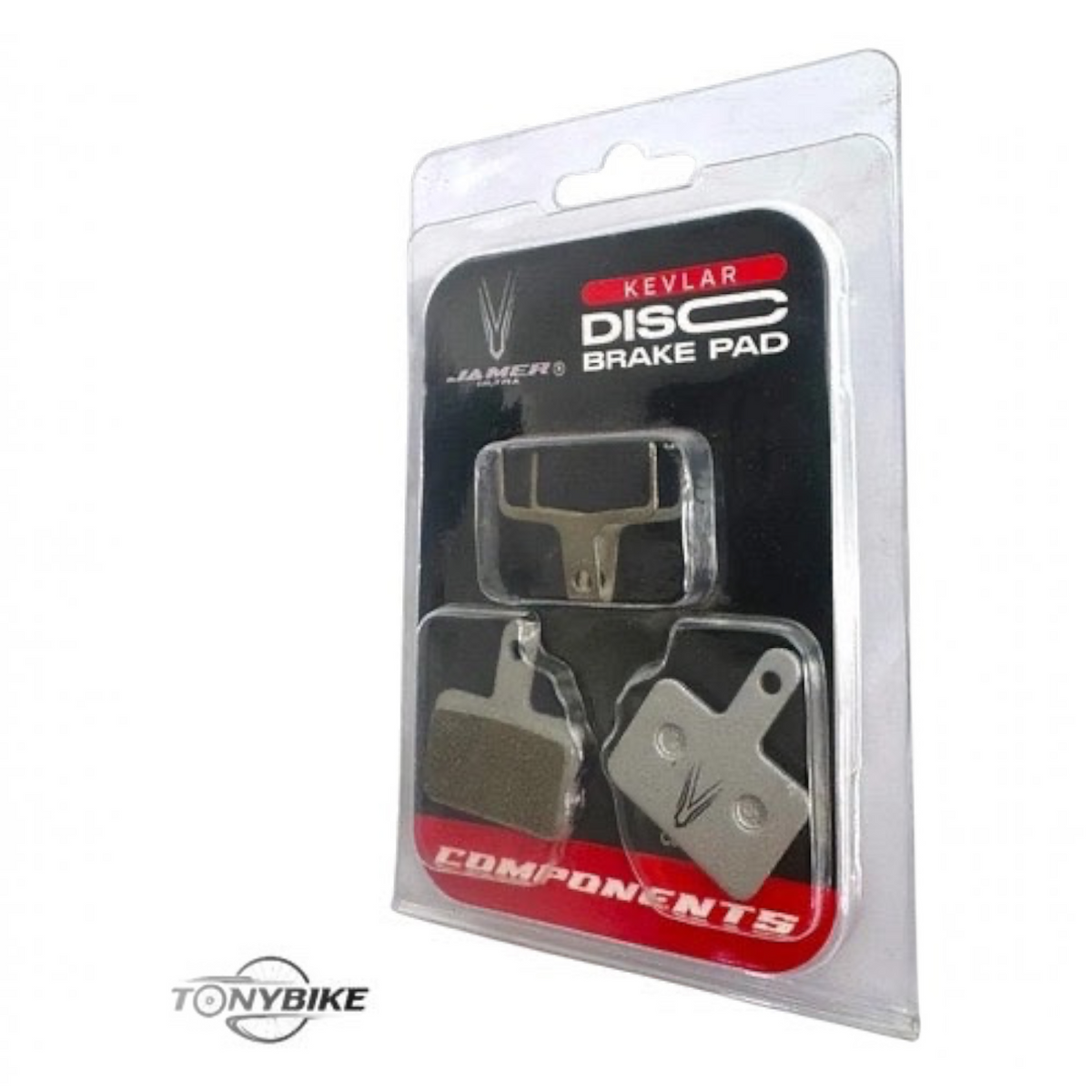 Pastillas de freno de disco Jamer Ultra de Kevlar para bicicleta de TONYBIKESGDL con muelle de retención en empaque