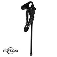 Pata de apoyo lateral TONYBIKESGDL de acero negro mate para bicicletas rodado 24 con resorte reforzado