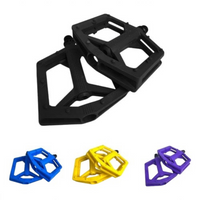Pedales de plataforma de nylon TONYBIKESGDL en colores negro, azul, amarillo y morado para bicicleta MTB y BMX