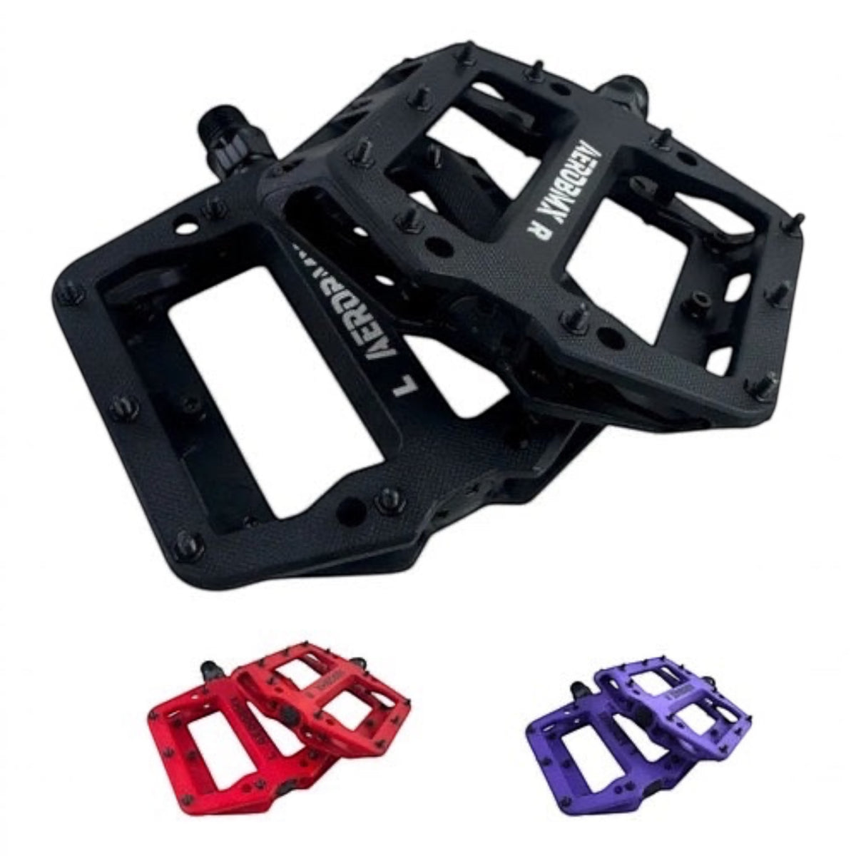 PEDAL AEROBMX AC 360° 9/16 NEGRO