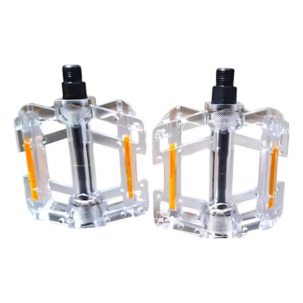 PEDAL 9/16 "GORILA" DE POLICARBONATO FREESTYLE MOD. "KAIZER" TRANSPARENTE, TRANSPARENTE