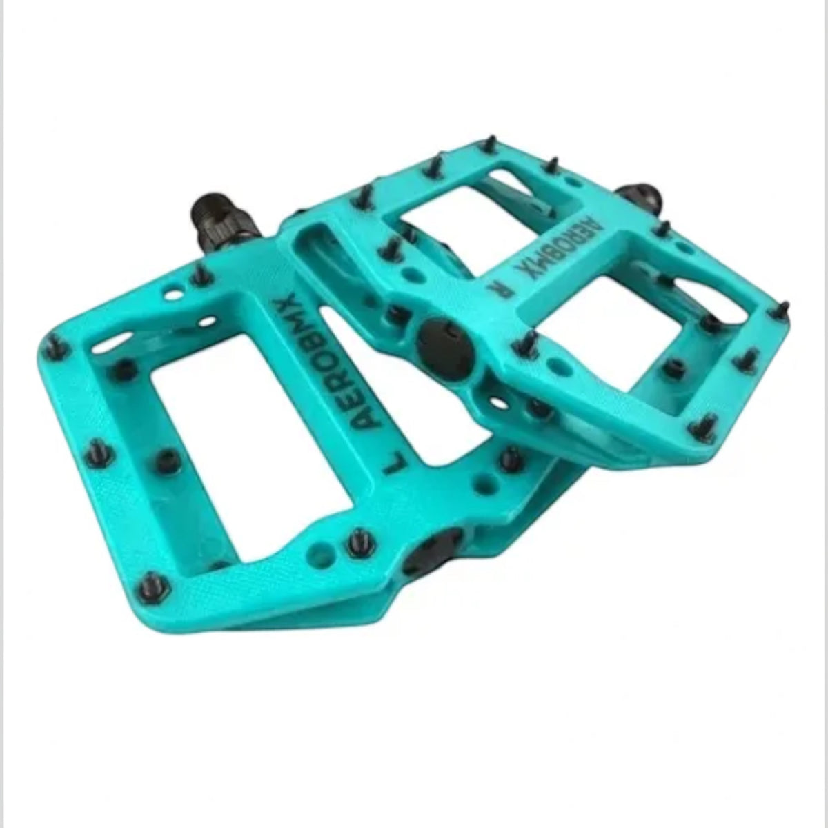 PEDAL AEROBMX AC 360° 9/16 AQUA
