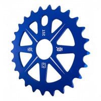 Plato de aluminio azul de 25 dientes para bicicleta BMX de la marca TONYBIKESGDL con diseño mecanizado resistente