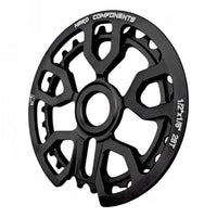 Plato BMX TONYBIKESGDL Hard Components de 28 dientes en aluminio mecanizado color negro mate para bicicleta freestyle