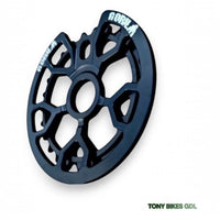 Plato para bicicleta BMX Gorila de TONYBIKESGDL en aluminio negro mecanizado con diseño resistente y ligero