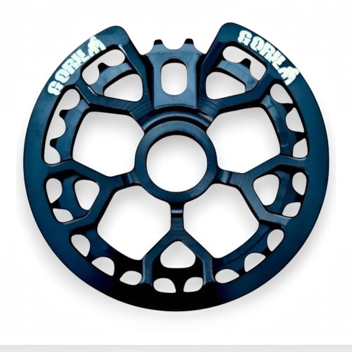 CORONA 25D ALUMINIO BMX, CON CUBRECADENA NEGRA