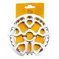 Plato de bicicleta BMX Hard Components de 28 dientes en aluminio color plata pulida, marca TONYBIKESGDL