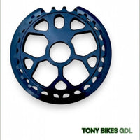 Plato para bicicleta BMX Gorila de TONYBIKESGDL en aluminio negro mate con diseño mecanizado de alta resistencia