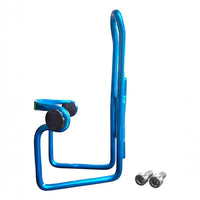 Portabidón TONYBIKESGDL de aluminio azul metálico para bicicleta con tornillos de montaje incluidos