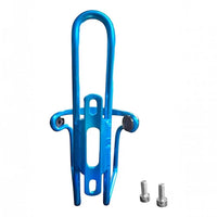 Portabidón TONYBIKESGDL de aluminio azul metálico para bicicleta con tornillos de montaje incluidos