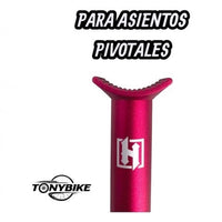 Poste de asiento pivotal TONYBIKESGDL de aluminio en color fucsia para bicicletas BMX y freestyle