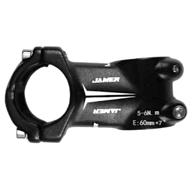 POSTE MTB 31.8x28.6x40MM 7°ALUMINIO NEGRO