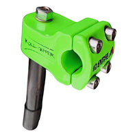 Potencia de bicicleta TONYBIKESGDL Gorilla Roll Jumper en color verde neón con tornillería reforzada y diseño robusto