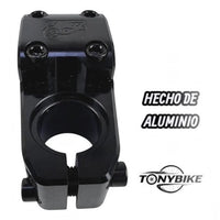 Potencia para bicicleta BMX TONYBIKESGDL de aluminio negro mate con diseño reforzado y alta resistencia