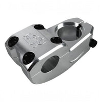 Potencia de bicicleta BMX TONYBIKESGDL de aluminio pulido en color plata con tornillos de alta resistencia