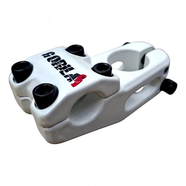 POTENCIA BMX "GORILA" AHEAD, OVER "SLASH" ALUMINIO BLANCO